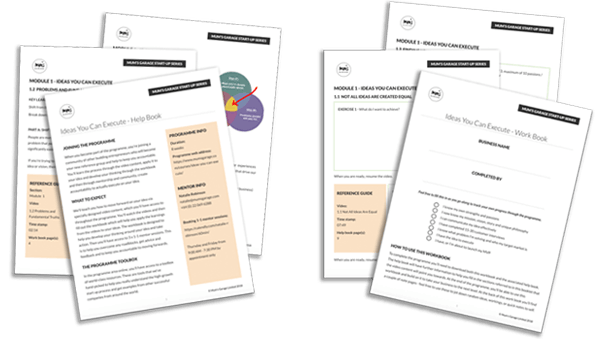 IYCE feature workbooks startup idea
