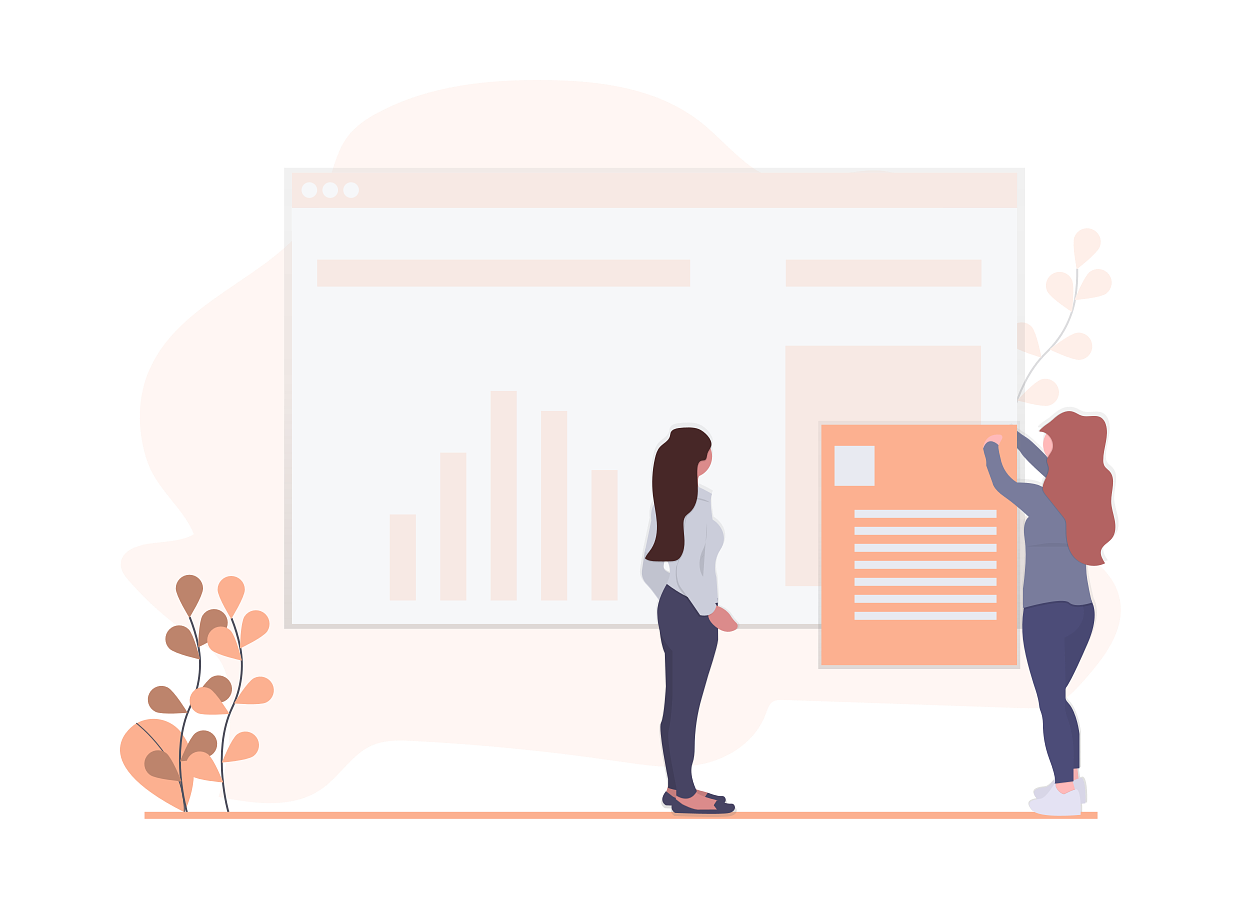 undraw_organize_resume_utk5 Character illustration of web application development using vector images